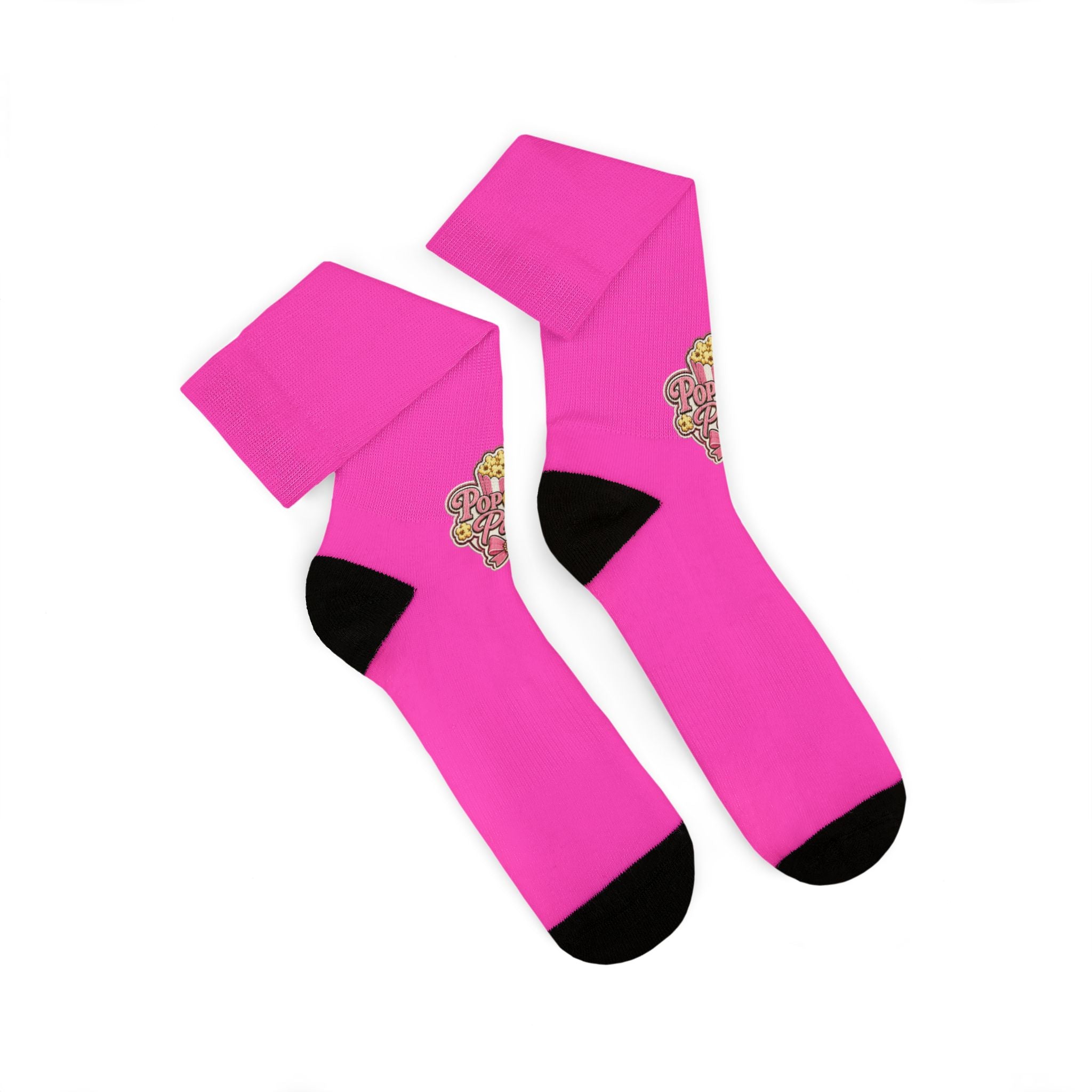 PopCOrn Pretty Official Movie Night Socks