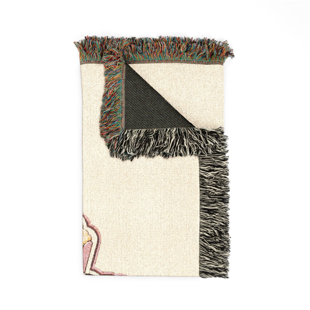 PopCOrn Pretty Official Movie Night Woven Blanket