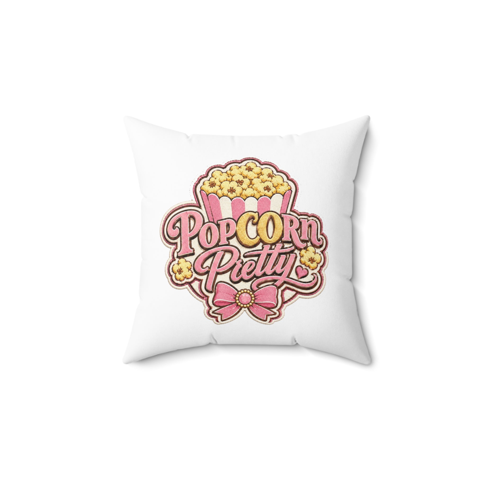 PopCOrn Pretty Official Movie Night Pillow