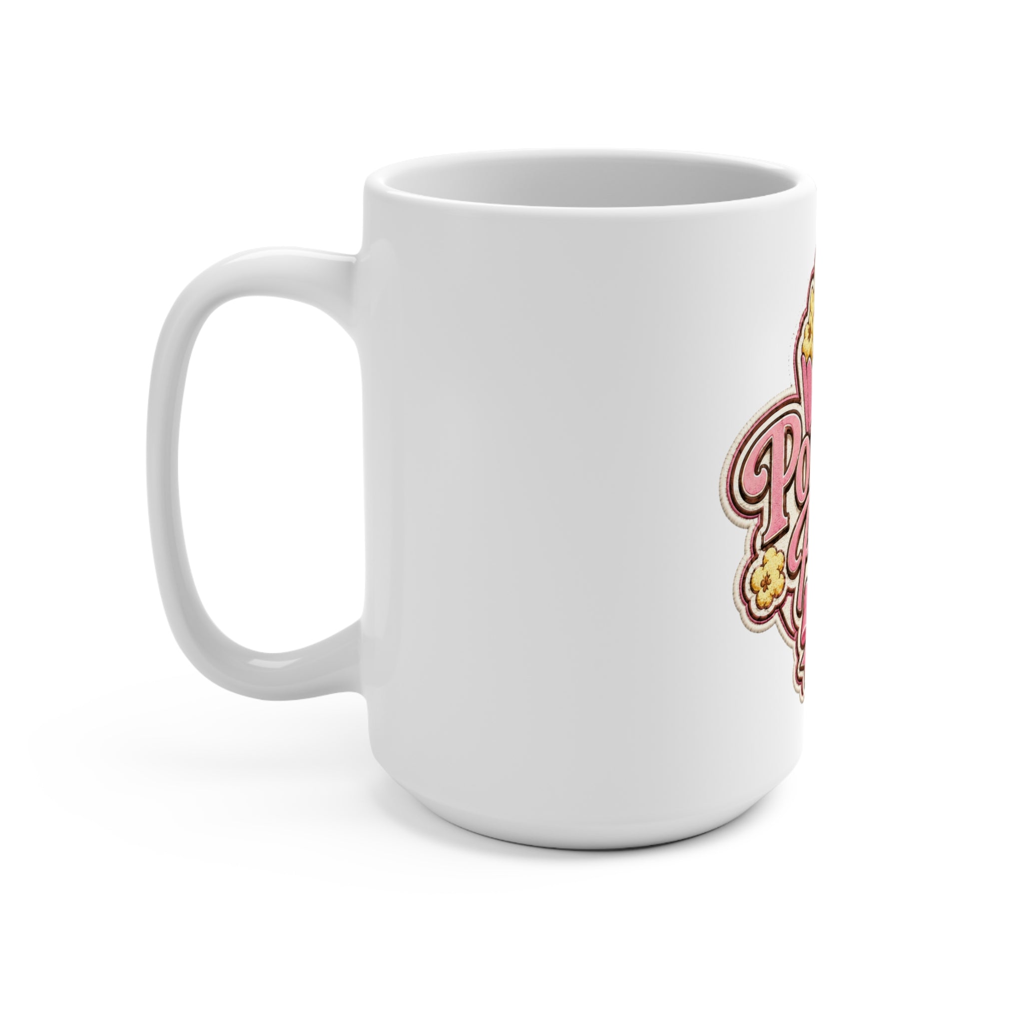 PopCOrn Pretty Official Movie Night 15oz Ceramic Mug