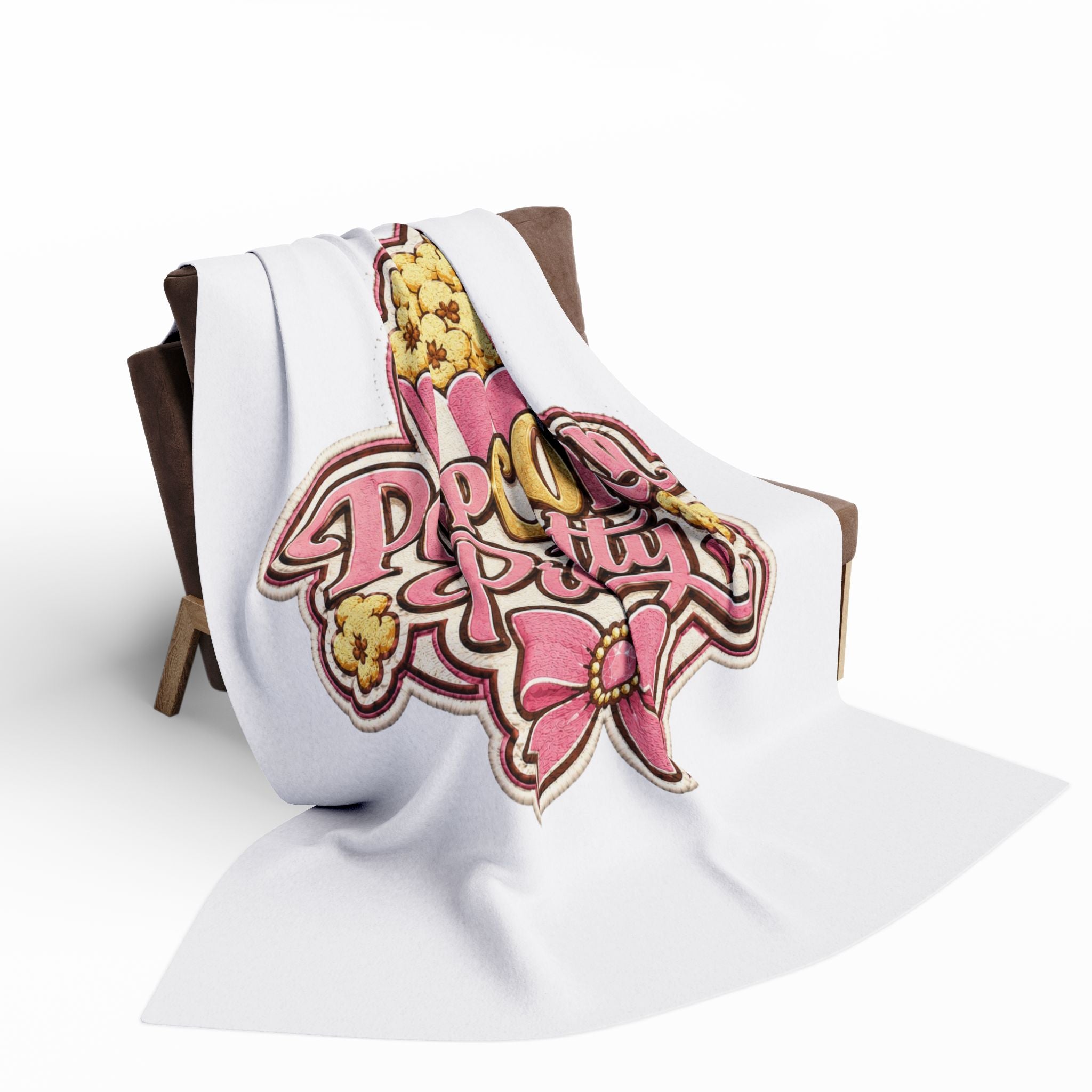 PopCOrn Pretty Official Movie Night Arctic Fleece Blanket