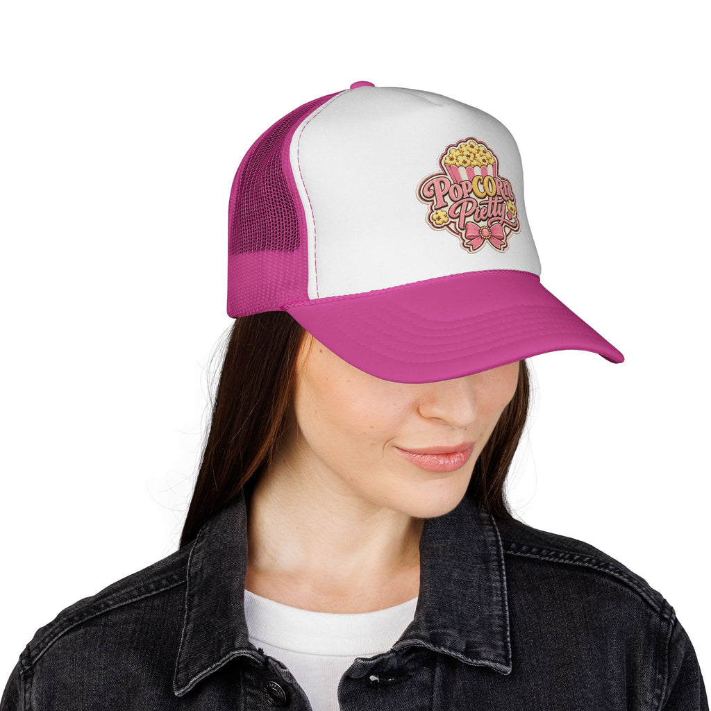 PopCOrn Pretty Official Movie Night Trucker Cap