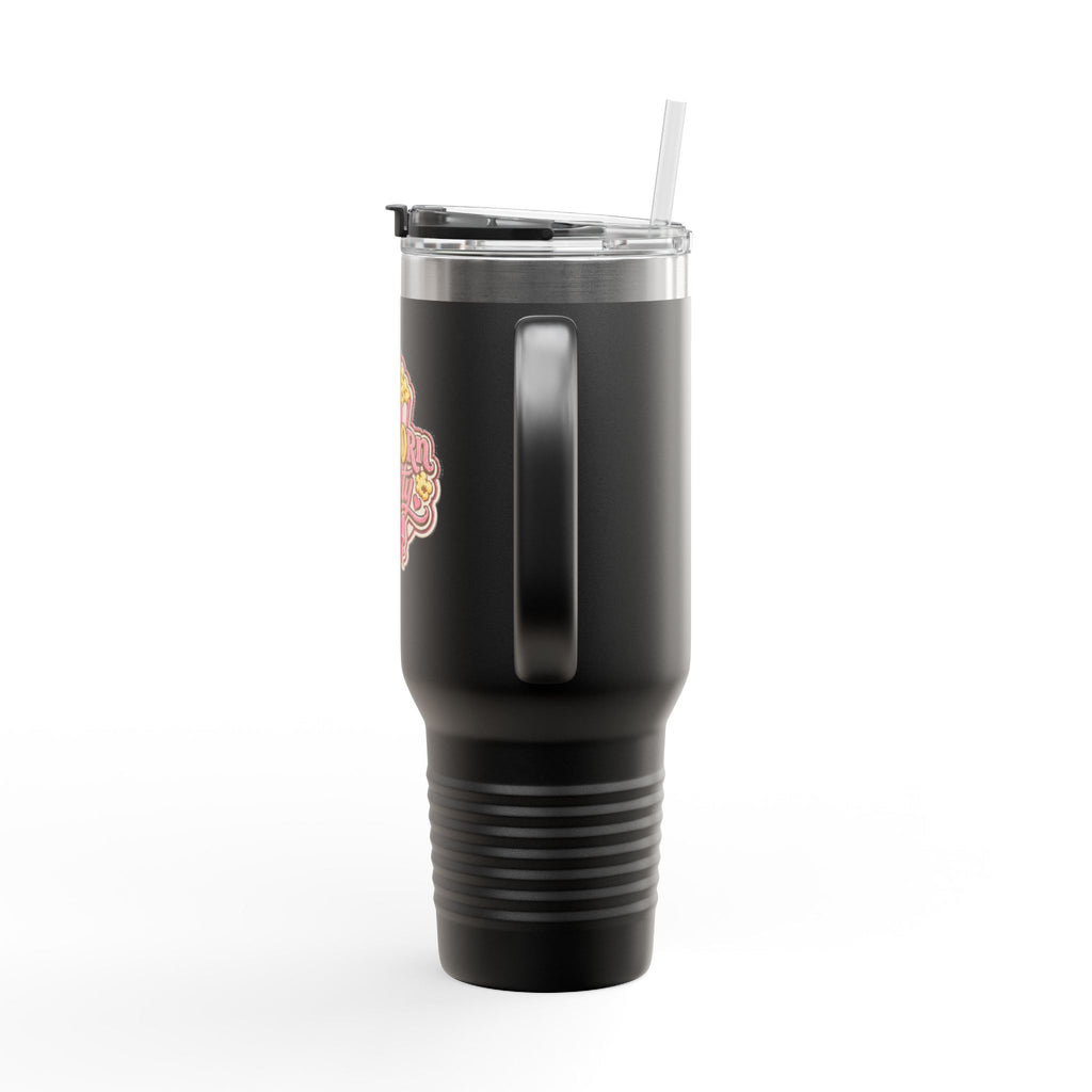 PopCOrn Pretty Official Movie Night 40oz Insulated Travel Mug