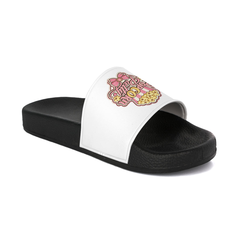 Popcorn Pretty Official Movie Night Slide Sandals