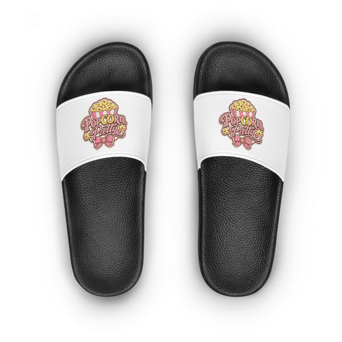 Popcorn Pretty Official Movie Night Slide Sandals