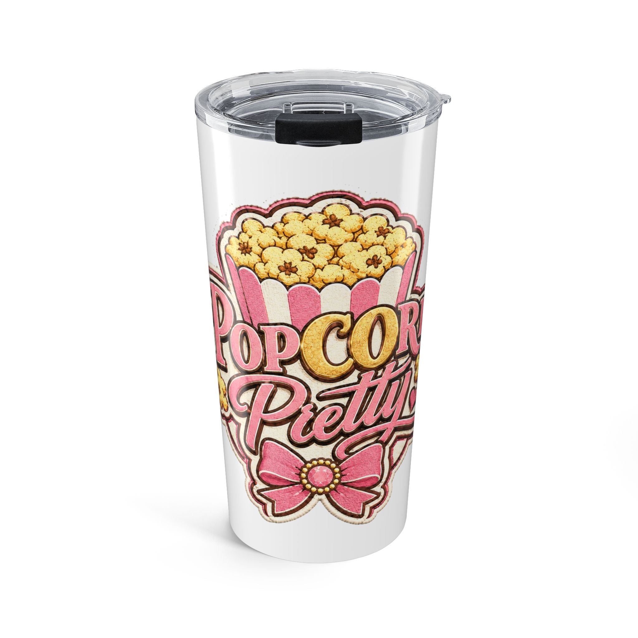 PopCOrn Pretty Official Movie Night 20oz Tumbler