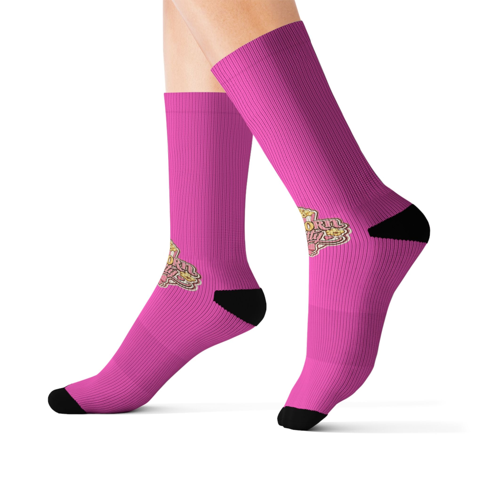 PopCOrn Pretty Official Movie Night Socks