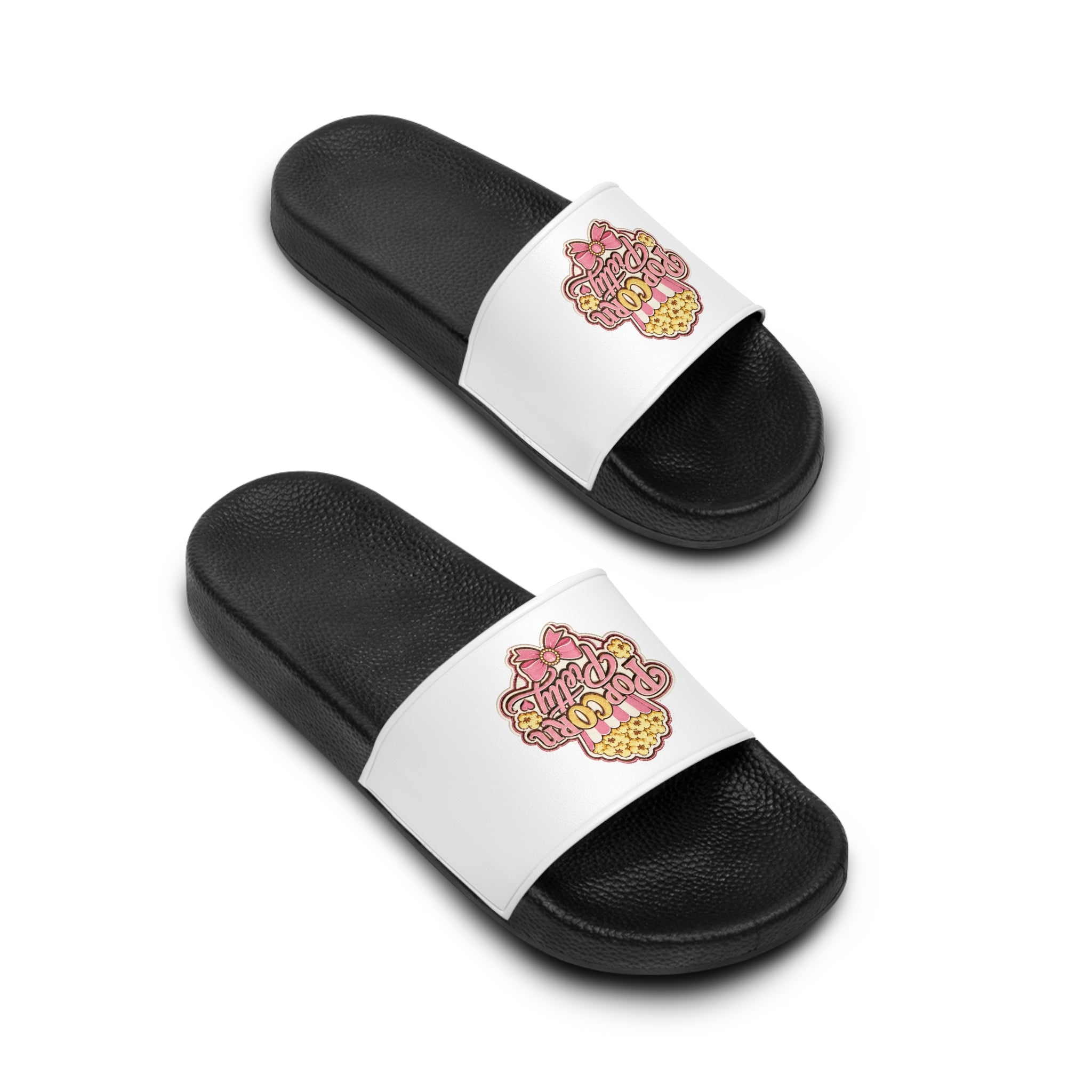 Popcorn Pretty Official Movie Night Slide Sandals