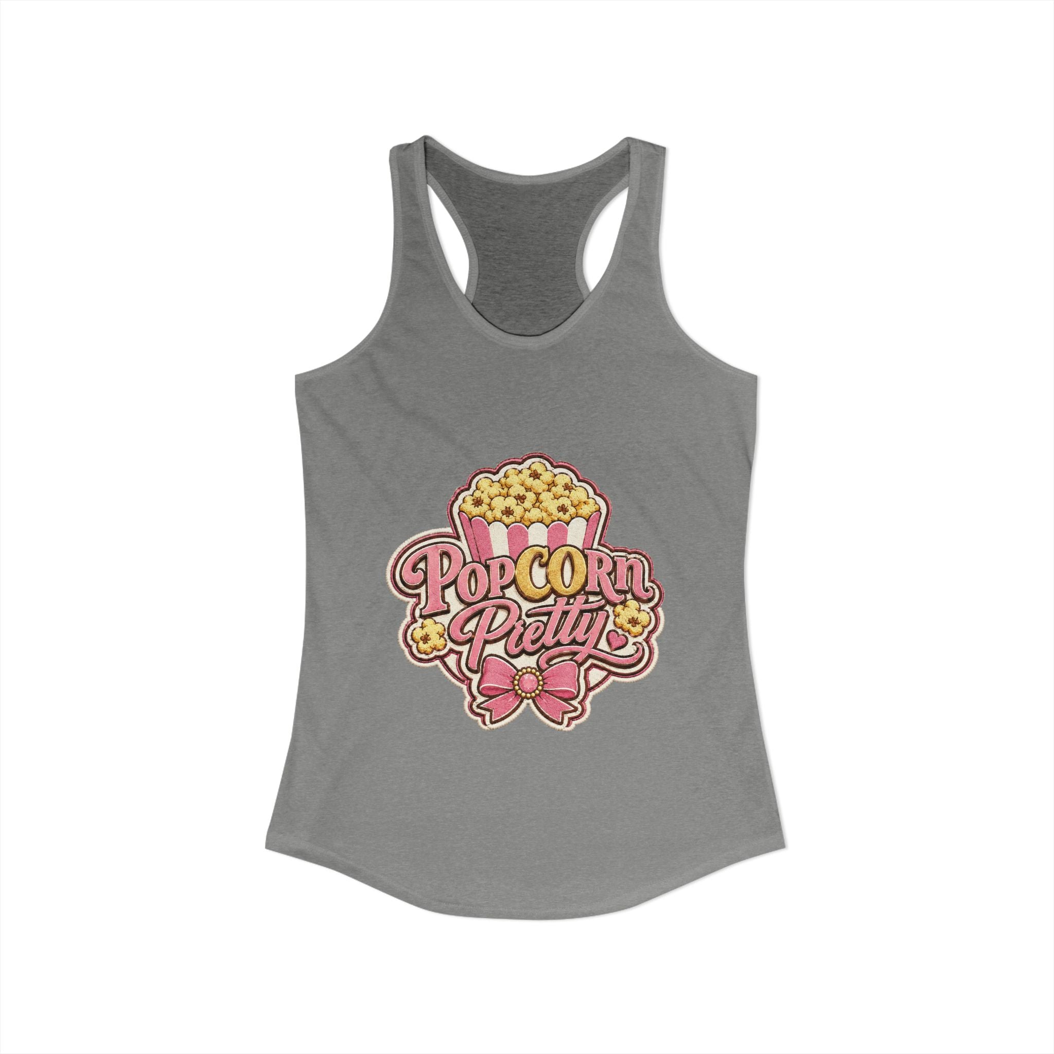 PopCOrn Pretty Official Movie Night Racerback Tank