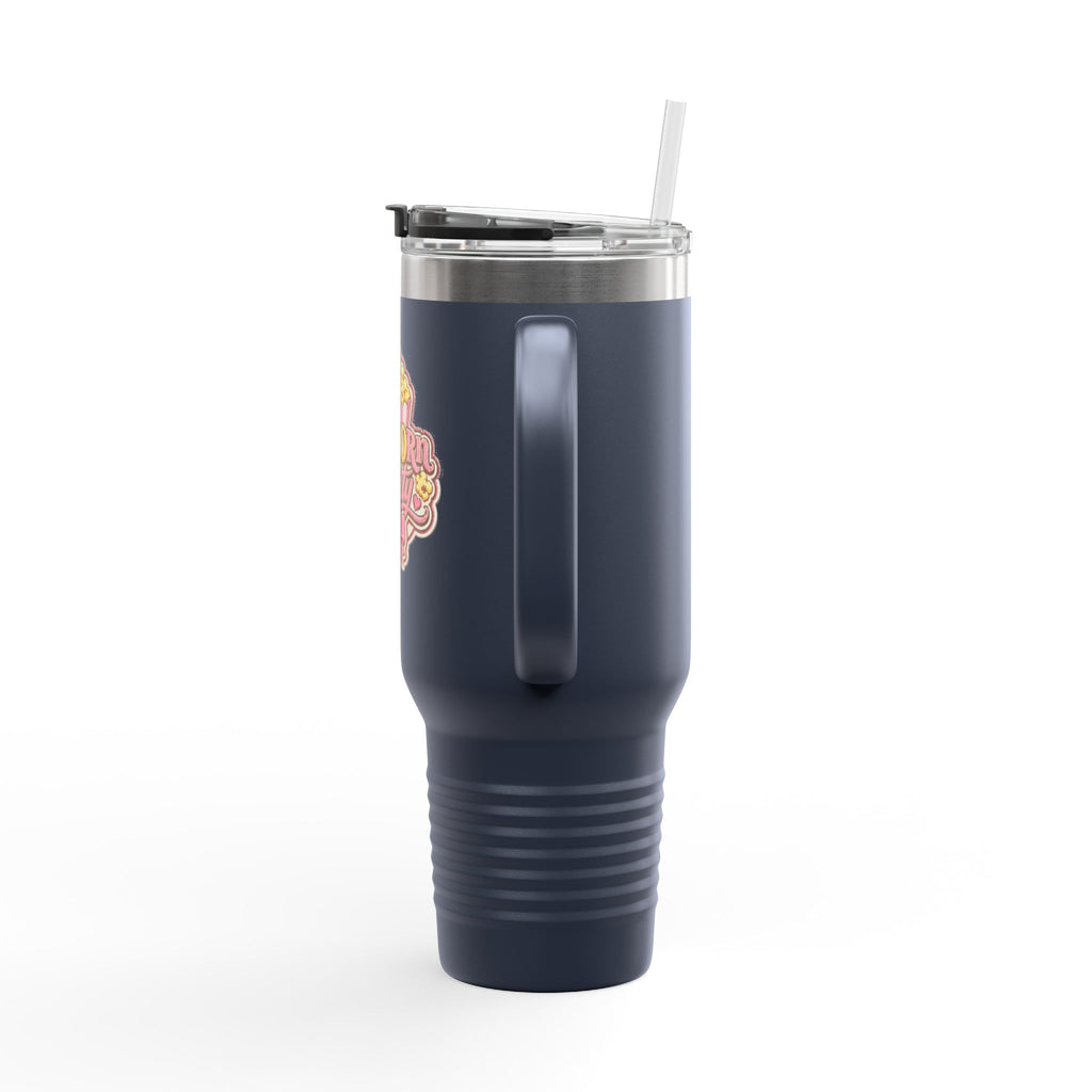 PopCOrn Pretty Official Movie Night 40oz Insulated Travel Mug