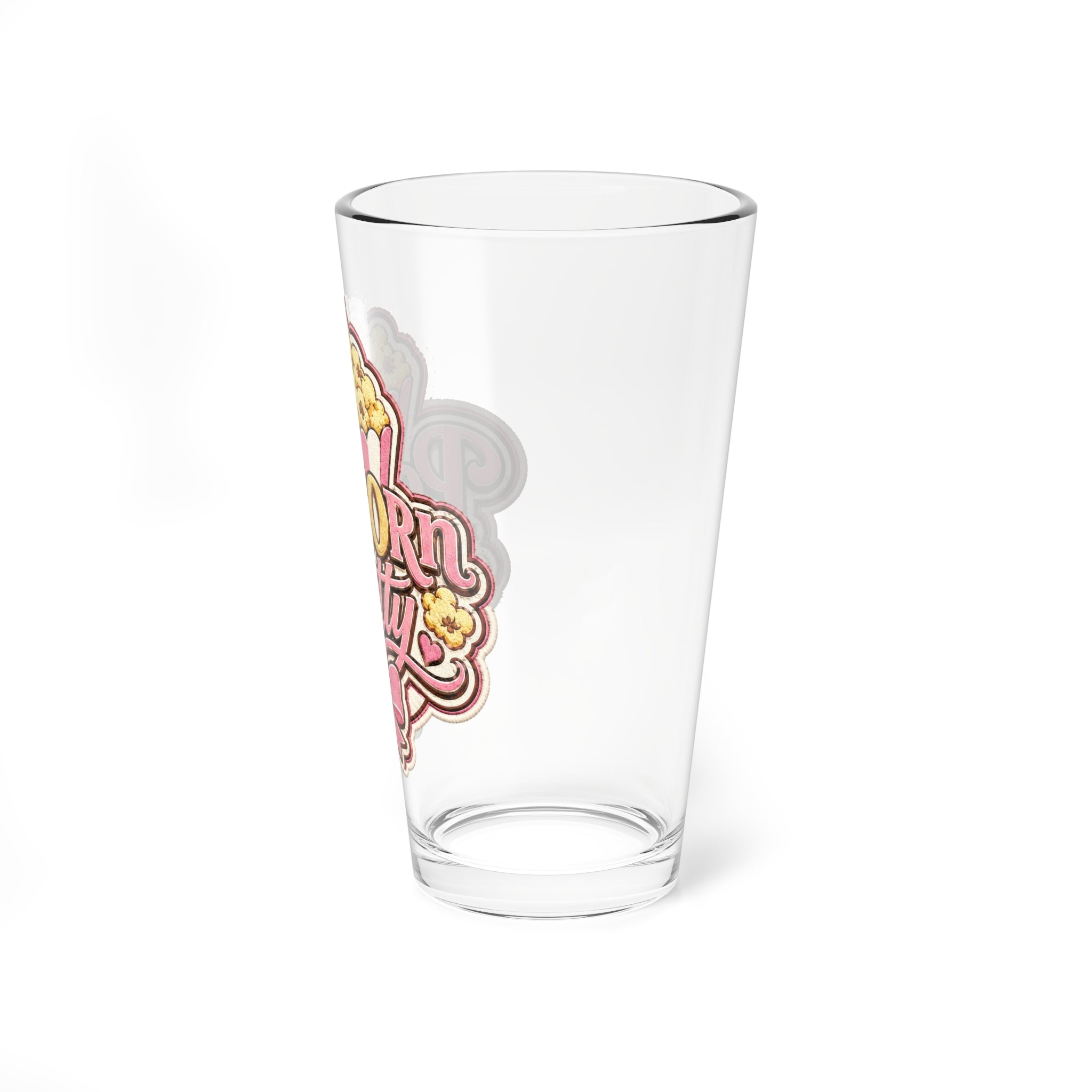 PopCOrn Pretty Official Movie Night Pint Glass (16oz)